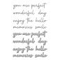 Preview: Spellbinders - Stanzschablone "Woodland Tales Sentiments" Dies