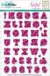 Preview: Carlijn Design "Alphabet Chocolate Letters" Hot Foil  
