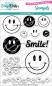 Preview: Carlijn Design - Stempelset "Retro Smileys " Clear Stamps