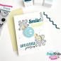 Preview: Carlijn Design - Stempelset "Retro Smileys " Clear Stamps