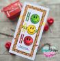 Preview: Carlijn Design - Stempelset "Retro Smileys " Clear Stamps