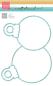 Preview: Marianne Design - Schablone 14,9x21cm "Christmas Ornaments" Stencil