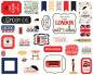 Preview: Carta Bella - Stanzteile "London" Ephemera