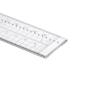 Preview: Nellie Snellen - Schneidelineal 30cm "Cutting Ruler with Metal Strip" 