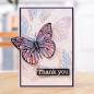 Preview: Crafters Companion - Stempelset "Beautiful Butterflies" Clear Stamps