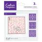 Preview: Crafters Companion - Schablone 5x5 Inch "Contemporary Florals" Stencil