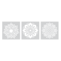 Preview: Crafters Companion - Schablone 5x5 Inch "Magnificent Mandalas" Stencil