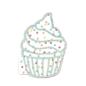 Preview: Piatek P13 - Light Chipboard Album Base w/Papers 6x8 Inch "Cupcake"