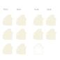 Preview: Piatek P13 - Light Chipboard Album Base w/Papers 6x8 Inch "Small House"