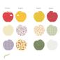 Preview: Piatek P13 - Light Chipboard Album Base w/Papers 8x8 Inch "Apple"