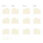 Preview: Piatek P13 - Light Chipboard Album Base w/Papers 8x8 Inch "Camera"