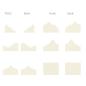 Preview: Piatek P13 - Light Chipboard Album Base w/Papers 8x8 Inch "Mountains"