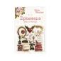 Preview: Piatek P13 - Stanzteile "Love Stories" Die Cuts Ephemera