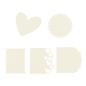 Preview: Piatek P13 - Light Chipboard Album Base 6x6 Inch "Love Stories"