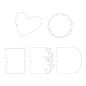 Preview: Piatek P13 - Light Chipboard Album Base 6x6 Inch "Love Stories"