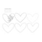 Preview: Piatek P13 - Stanzteile "Shaker Base Heart" Chipboard Embellishments 