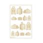 Preview: Piatek P13 - Stanzteile "Travel Journal" Chipboard Embellishments 03