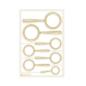 Preview: Piatek P13 - Stanzteile "Naturalist" Chipboard Embellishments 03