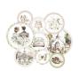 Preview: Piatek P13 - Stanzteile "Love and Lace" Decorative Tags 01