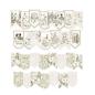 Preview: Piatek P13 - Stanzteile "Love and Lace" Die Cuts Ephemera Garland