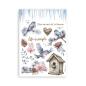 Preview: Stamperia - Washi Papier "Create Happiness Dewdrops" Washi Pad 14,8x21cm - 8 Bogen