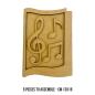 Preview: Stamperia - Holzteile "Music Notes" MDF Crafty Shapes Blanks