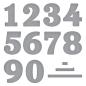 Preview: Spellbinders - Stanzschablone "Bold Numbers" Dies