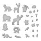 Preview: Spellbinders - Stanzschablone "Woodland Wildlife Etched" Dies by Simon Hurley