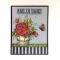 Preview: Ranger - Stempelset, Stanzschablone & Schablone "A million thanks" Make Art Stamp, Dies & Stencil