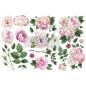 Preview: Re-Design with Prima - Transfer Aufkleber 6x12 Inch "Delicate Roses" Decor Transfer 3 Bogen 