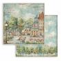 Preview: Stamperia - Designpapier "Art of Travelling" Paper Pack 12x12 Inch - 10 Bogen