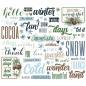 Preview: Simple Stories - Stanzteile "Simple Vintage Fresh Snow" Sentiment Bits & Pieces 