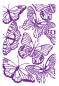 Preview: Crafters Companion - Prägefolder "Butterfly Collage" 3D Embossingfolder