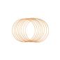 Preview: Vaessen Creative - Metallringe 20cm 3mm Gold 8 Stück