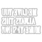 Preview: Sizzix - Stanzschablone & Stempelset "Fine Line Alpha 01" Framelits Craft Dies & Clear Stamps by 49 and Market