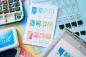 Preview: Sizzix - Stanzschablone & Stempelset "Painted Palettes" Framelits Craft Dies & Clear Stamps by 49 and Market