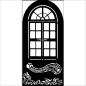 Preview: Stamperia - Schablone 12x25cm "Window" Stencil