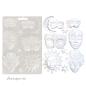 Preview: Stamperia - Gießform A4 "Masks" Soft Mould