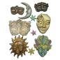 Preview: Stamperia - Gießform A4 "Masks" Soft Mould