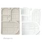 Preview: Stamperia - Gießform A5 "Windows" Soft Mould 