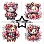 Preview: Paper Favourites - Designpapier "Bear With Flowers" Paper Pack 6x6 Inch - 24 Bogen
