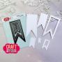 Preview: Craft & You Design - Stanzschablone "Biscuit Pennants" Dies