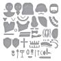 Preview: Spellbinders - Stanzschablone "Reversible Royal Court" Dies