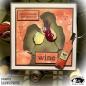 Preview: Visible Image - Stempelset A6 "99% Chance Of Wine" Clear Stamps