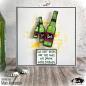 Preview: Visible Image - Stempelset A6 "Bring On The Beers" Clear Stamps
