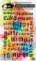 Preview: Visible Image - Stempel A6 "Grunge Birthday Words" Clear Stamps