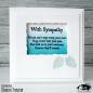 Preview: Visible Image - Stempelset A7 "With Sympathy" Clear Stamps