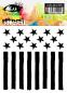 Preview: Visible Image - Schablone 6x6 Inch "Stars & Stripes" Stencil
