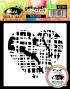 Preview: Visible Image - Schablone 4x4 Inch "Mesh Heart" Stencil
