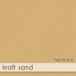 Preview: Altarfalz-Karte quadratisch (14,8x14,8cm) 220g/m² in kraft sand